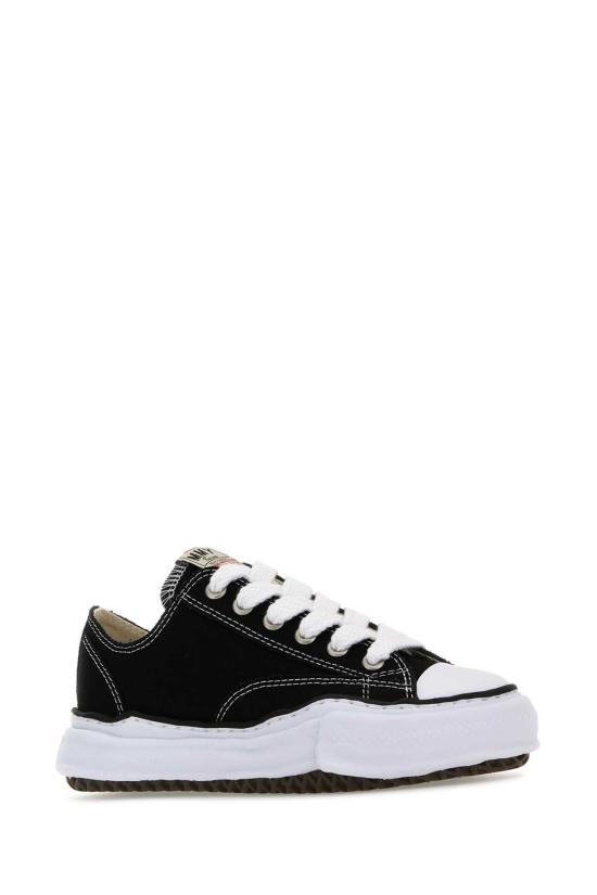 26FW 메종 미하라 야스히로 피터슨 OG 솔 캔버스 로우 A01FW702 BLACK - MAISON MIHARA YASUHIRO