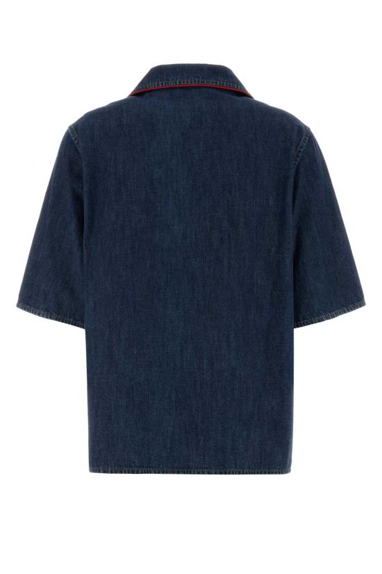 26FW 발렌티노 가라바니 데님 셔츠 9B3DB03R9YA 528 Blue - VALENTINO GARAVANI