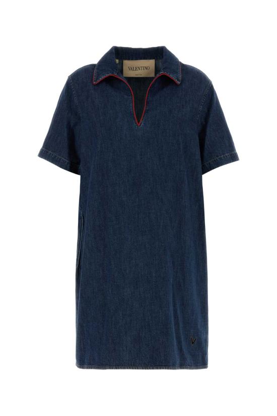 26FW 발렌티노 가라바니 숏 원피스 9B3DA13B9YA 528 Blue