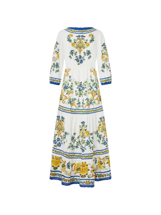 26FW 팜 리오 미디 원피스 355515 25185 Bianco - FARM RIO