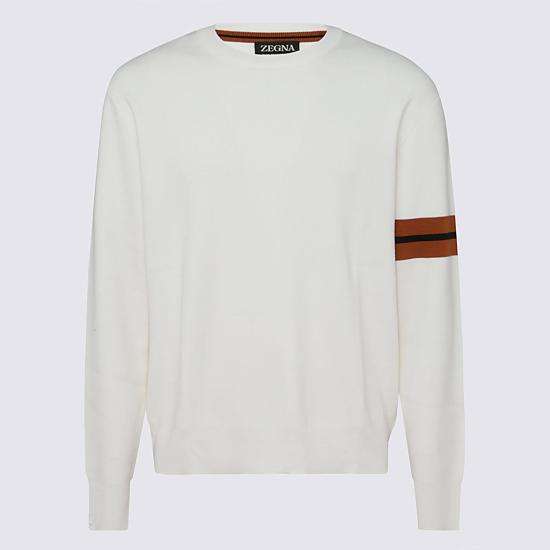 26FW 에르메네질도제냐 스웨터 E8M91 110N01 White