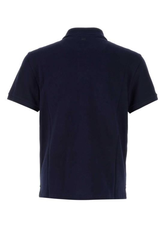 26FW 아미 스몰 하트 로고 폴로 셔츠 BFUPL001760 430 Blue - AMI