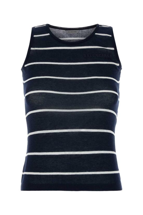26FW 발렌시아가 스웨터 A000JBT3453 4282 Stripped