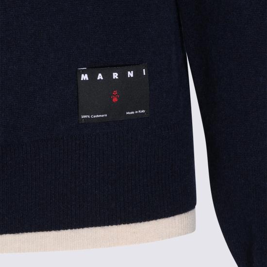 26FW 마르니 스웨터 GCMG0502Q0 UFX331MXB84 MULTI BLUE - MARNI