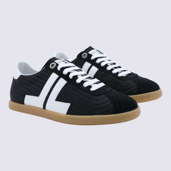 26FW 랑방 스니커즈 FUSKZL01B NYSQA261000 BLACK WHITE - LANVIN
