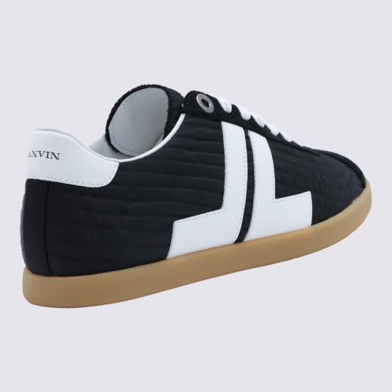 26FW 랑방 스니커즈 FUSKZL01B NYSQA261000 BLACK WHITE - LANVIN