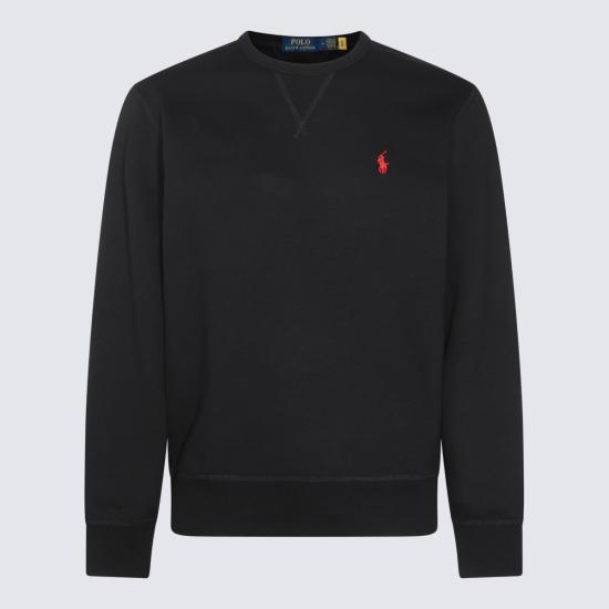 26FW 폴로 랄프로렌 포니 로고 자수 맨투맨 710766772 001 POLO BLACK