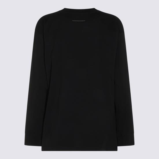 26FW MM6 메종마르지엘라 긴팔 티셔츠 S52GC0370 M20258900 Black - MM6 MAISON MARGIELA