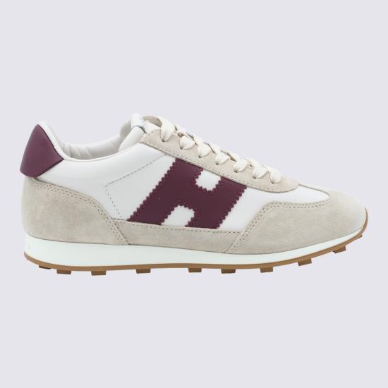 26FW 호간 스니커즈 HXW7270GH00 UHC9998 BIANCO BURGUNDY