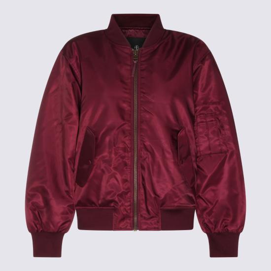 26FW 애니빙 자켓 A0110490 BGN28 BURGUNDY - ANINE BING