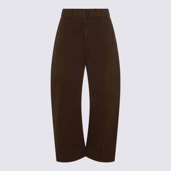 26FW 르메르 트위스트 벨티드 팬츠 PA326 LD1077BR512 RISTRETTO