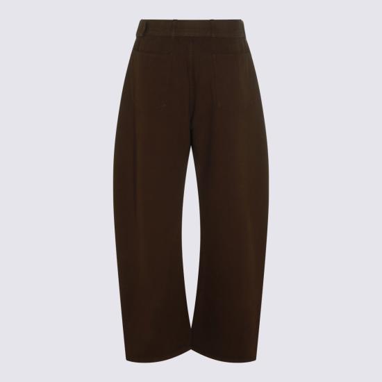 26FW 르메르 트위스트 벨티드 팬츠 PA326 LD1077BR512 RISTRETTO - LEMAIRE