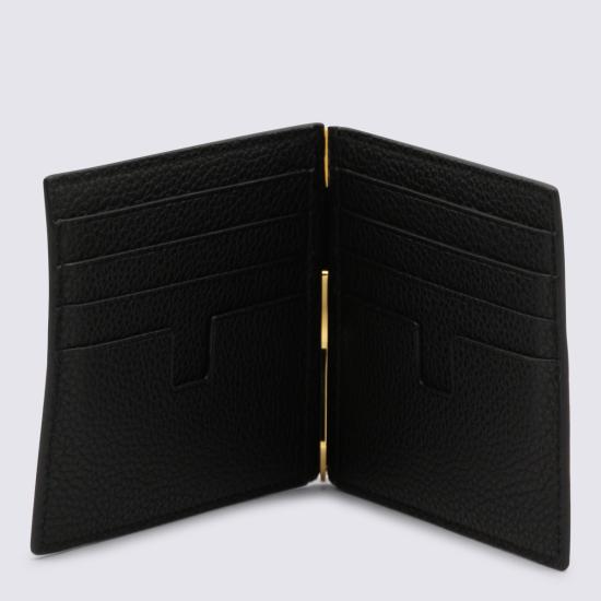 26FW 톰포드 그레인 레더 머니 클립 Y0231 LCL158GNAA BLACK - TOMFORD