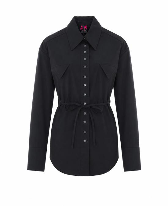 26FW 핑코 셔츠 107510 A3KBZ99 BLACK