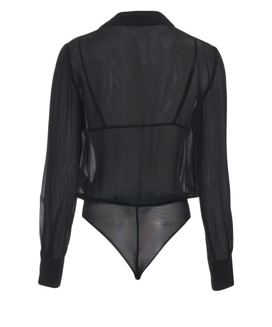 26FW 엘리자베타프랜치 바디수트 티셔츠 CB00966E2 110 BLACK - ELISABETTA FRANCHI