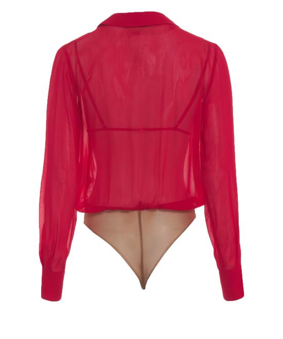 26FW 엘리자베타프랜치 바디수트 티셔츠 CB00966E2 CG5 RED - ELISABETTA FRANCHI