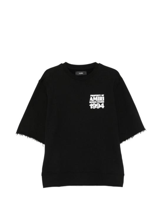 26FW 아미리 반팔 티셔츠 AMTOJR1195 001 Nero
