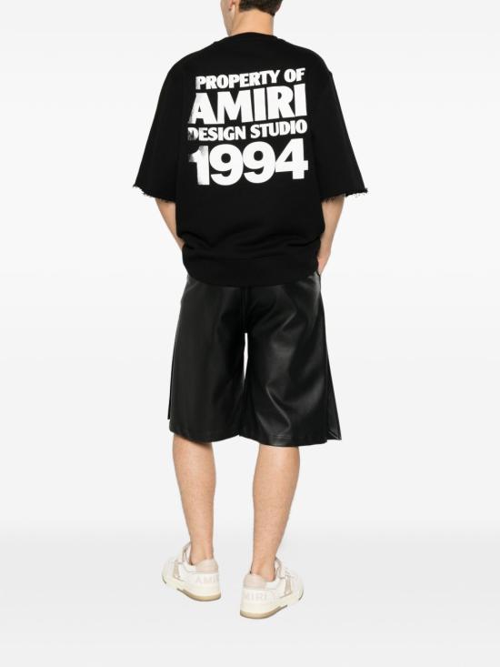 26FW 아미리 반팔 티셔츠 AMTOJR1195 001 Nero - AMIRI