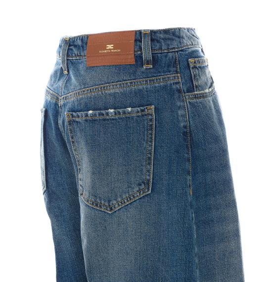 26FW 엘리자베타프랜치 데님 팬츠 PJ10D66E2 139 Blue - ELISABETTA FRANCHI