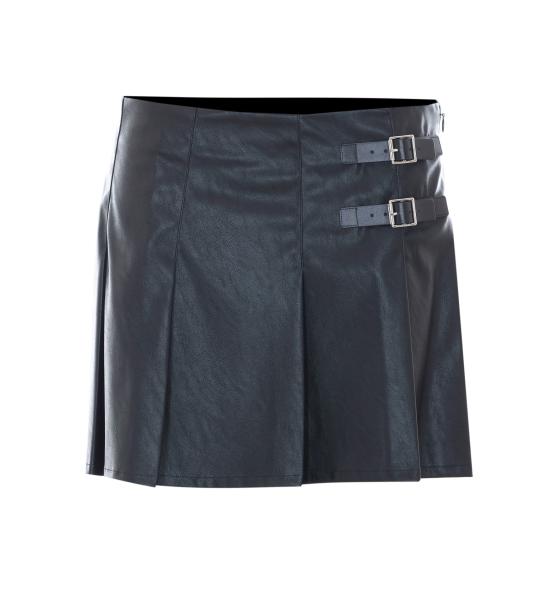 26FW 핑코 미디 스커트 107197 A3EQZ99 Black