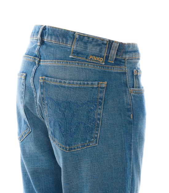 26FW 핑코 데님 팬츠 107385 A3KAPJD Blue - PINKO