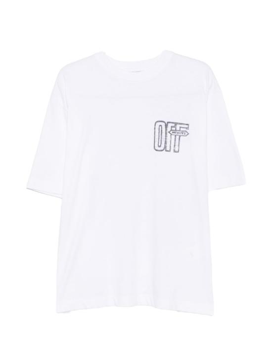 26FW 오프화이트 반팔 티셔츠 OMAA120F26JER0 0Y10 WHITE
