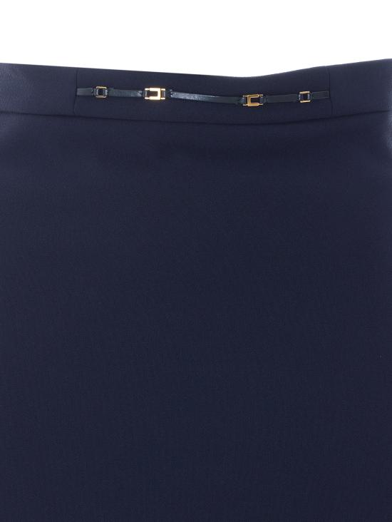 26FW 엘리자베타프랜치 미디 스커트 GO22366E2 H88 Blue - ELISABETTA FRANCHI