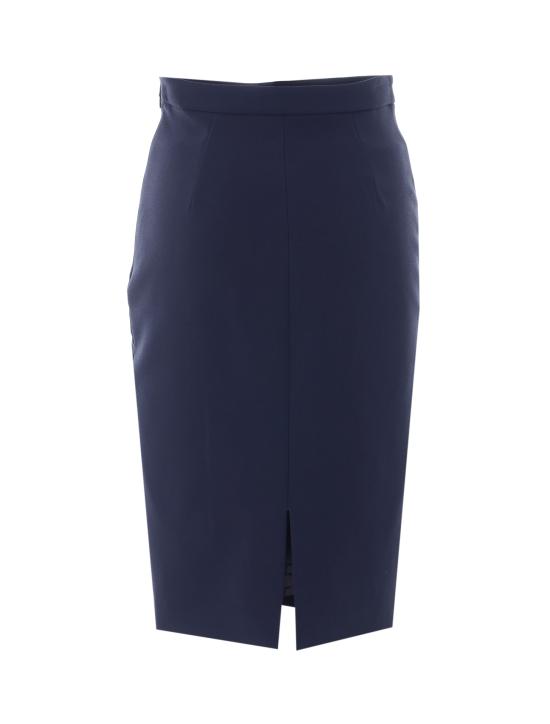 26FW 엘리자베타프랜치 미디 스커트 GO22366E2 H88 Blue - ELISABETTA FRANCHI