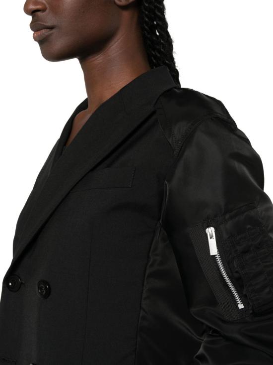 26FW 사카이 수트 자켓 26 08564 001 BLACK - SACAI