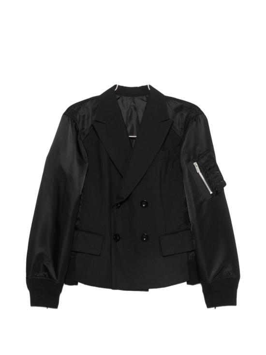 26FW 사카이 수트 자켓 26 08564 001 BLACK