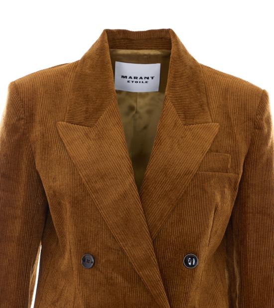 26FW 이자벨마랑에뚜왈 수트 자켓 VE0686FA D3G02E50CA Brown - ISABEL MARANT ETOILE