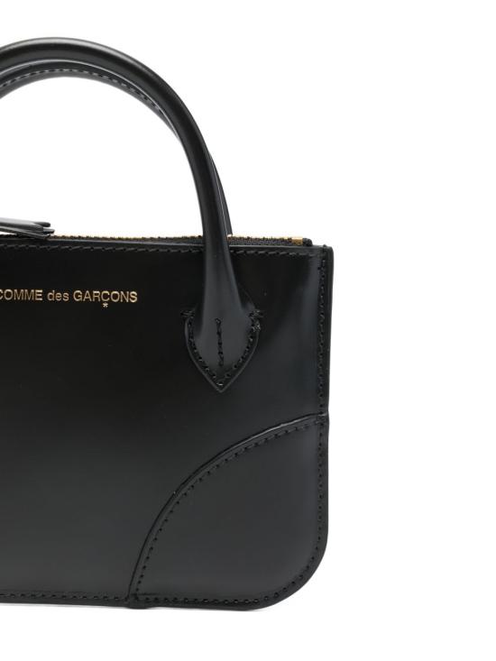 26FW 꼼데가르송 클래식 레더 라인 파우치 SA8100HA BLACK - COMME DES GARCONS