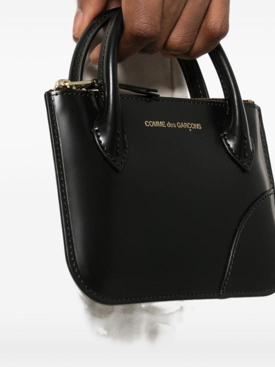 26FW 꼼데가르송 클래식 레더 라인 파우치 SA8100HA BLACK - COMME DES GARCONS