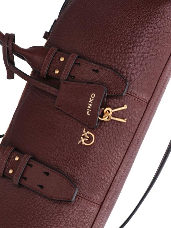26FW 핑코 토트백 106169 A3CX L88Q Brown - PINKO