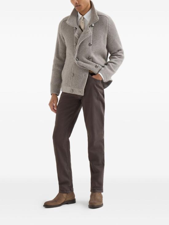 26FW 브루넬로 쿠치넬리 라이트웨이트 데님 팬츠 M277PD3210 C7517 BROWN - BRUNELLO CUCINELLI