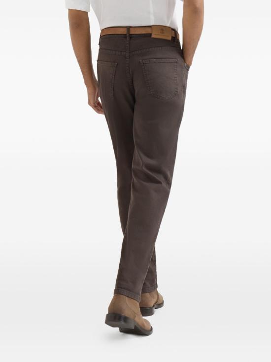 26FW 브루넬로 쿠치넬리 라이트웨이트 데님 팬츠 M277PD3210 C7517 BROWN - BRUNELLO CUCINELLI