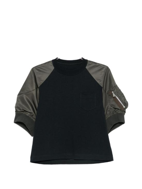 26FW 사카이 반팔 티셔츠 26 08624 233 NAVY