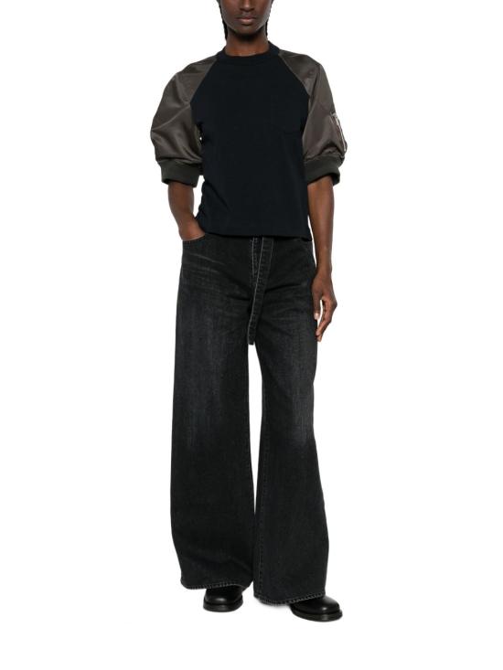 26FW 사카이 반팔 티셔츠 26 08624 233 NAVY - SACAI