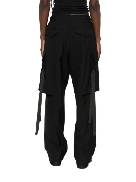 26FW 사카이 스트레이트 팬츠 26 08571 001 BLACK - SACAI