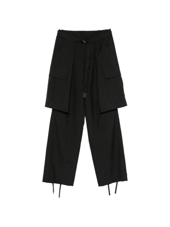 26FW 사카이 스트레이트 팬츠 26 08571 001 BLACK