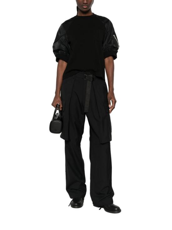26FW 사카이 스트레이트 팬츠 26 08571 001 BLACK - SACAI