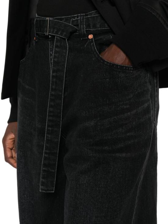 26FW 사카이 데님 팬츠 SCW 313 001 BLACK - SACAI