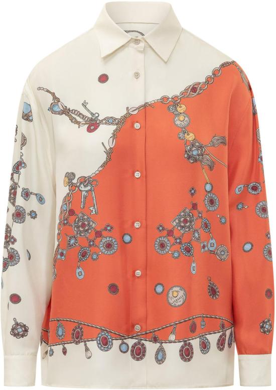 26FW 베르사체 블라우스 10256861A186825O360 ORANGE