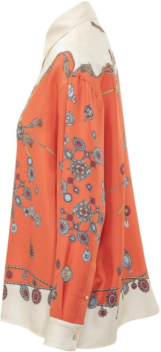 26FW 베르사체 블라우스 10256861A186825O360 ORANGE - VERSACE