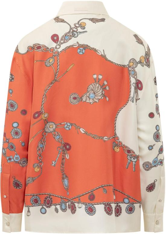 26FW 베르사체 블라우스 10256861A186825O360 ORANGE - VERSACE