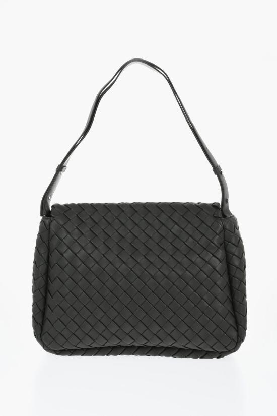  보테가베네타 라지 코블 메신저백 755769V3BD13203 Green - BOTTEGA VENETA