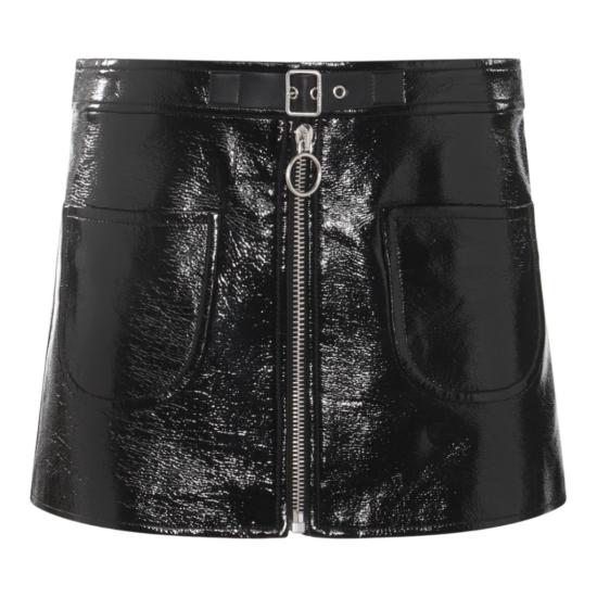 쿠레쥬 숏 스커트 124CJU154VY0014999 Black