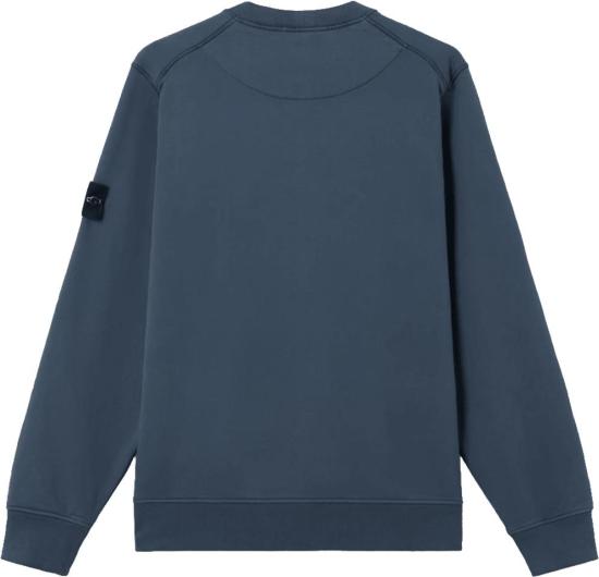 26FW 스톤 아일랜드 스웨터 STONEISLANDL2S156100060S0051V002EORGANICCOTTONFLEECESWEATERDARKBLUE - STONE ISLAND