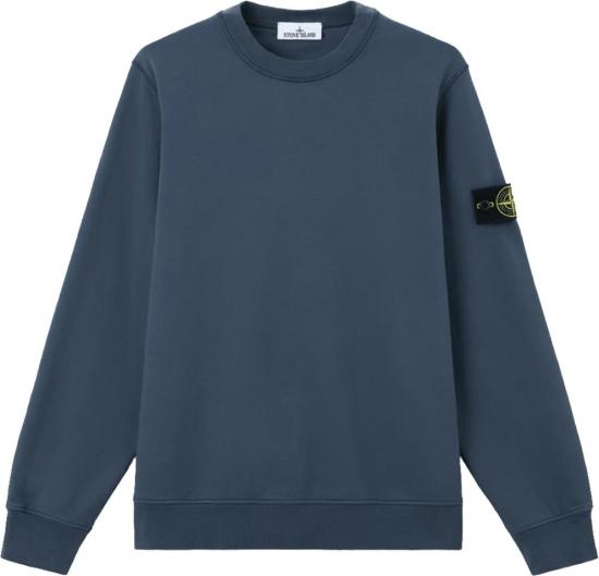 26FW 스톤 아일랜드 스웨터 STONEISLANDL2S156100060S0051V002EORGANICCOTTONFLEECESWEATERDARKBLUE
