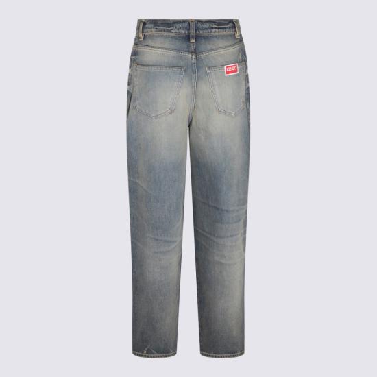  겐조 데님 팬츠 FD62DP2156B7DY Grey - KENZO